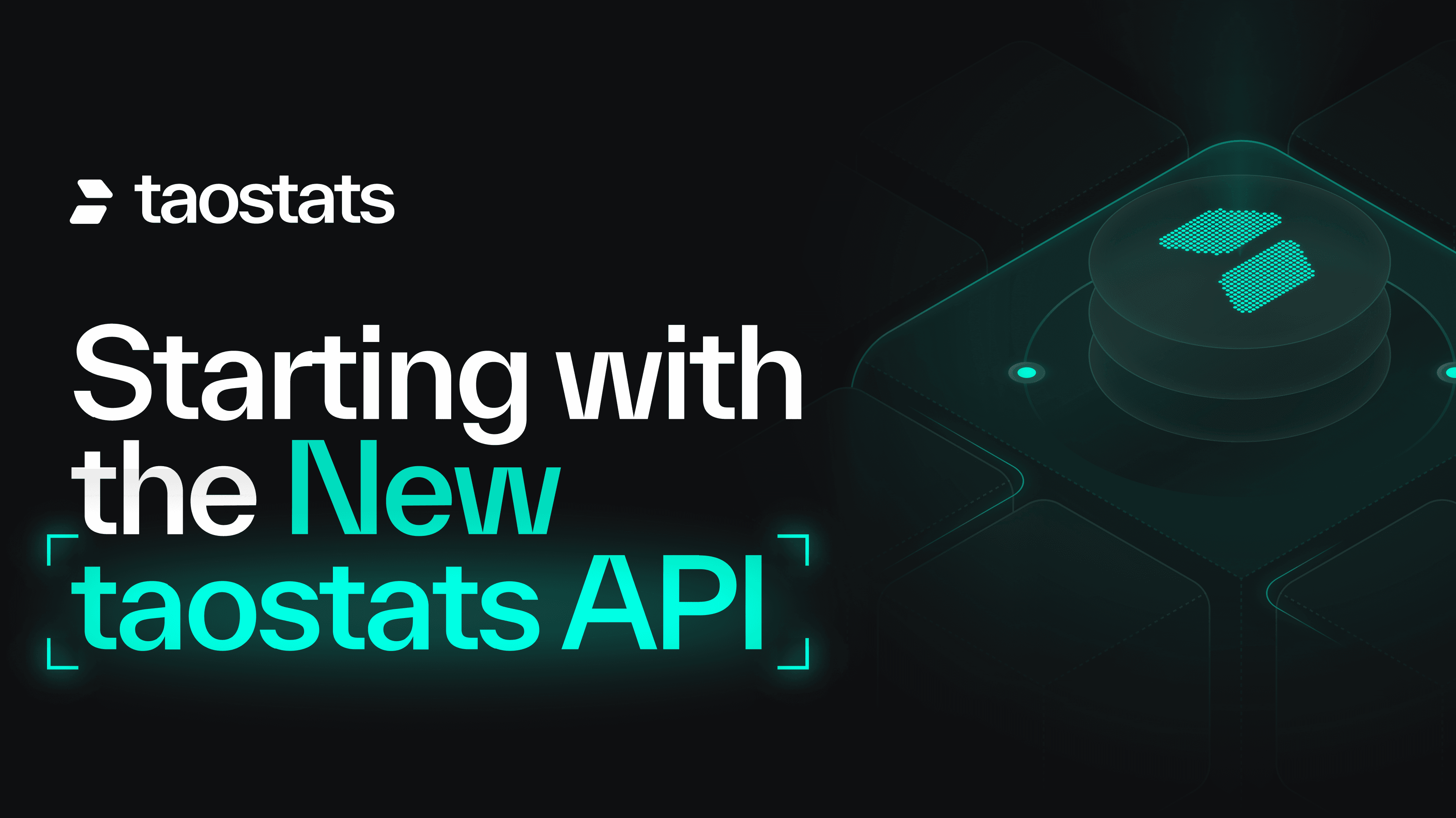 Header image for a guide on how to use the new taostats API.